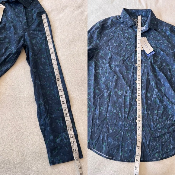 NWT Perry Ellis Motion Performance Shirt M - Picture 4 of 9